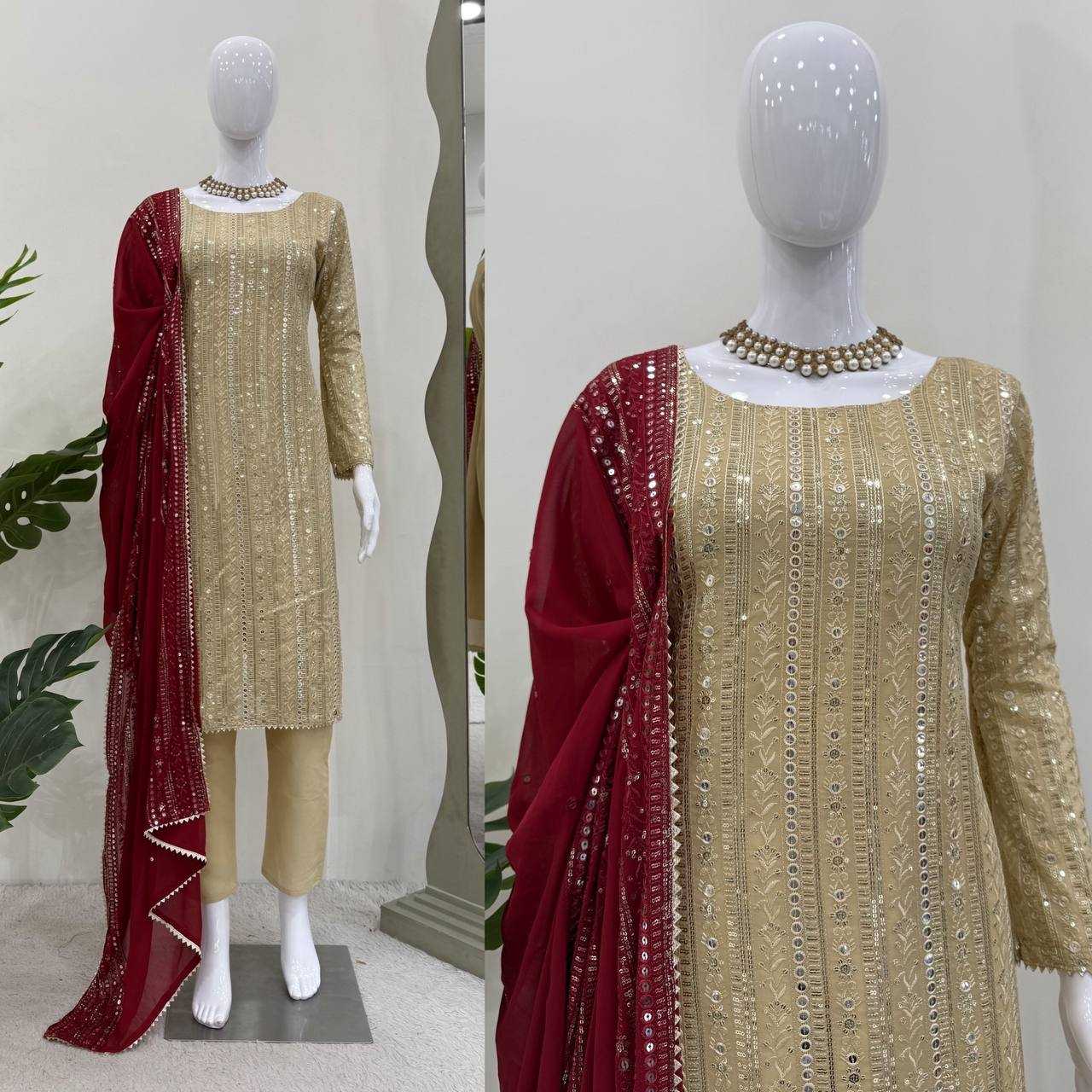 Ynf Georgette RIN133 1514 Suits & Dresses Wholesale Georgette Suit Wedding Suits Party Wear Dresses Manufacturer
