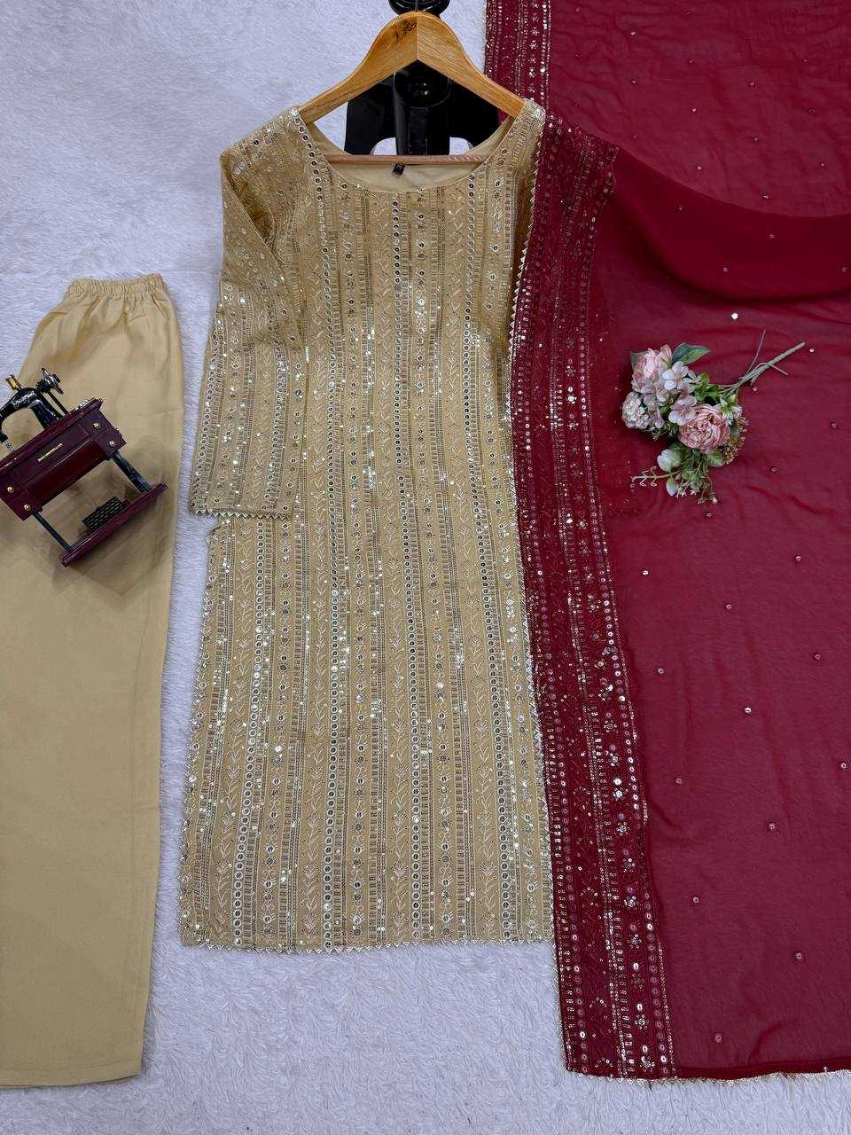 Ynf Georgette RIN133 1514 Suits & Dresses Wholesale Georgette Suit Wedding Suits Party Wear Dresses Manufacturer