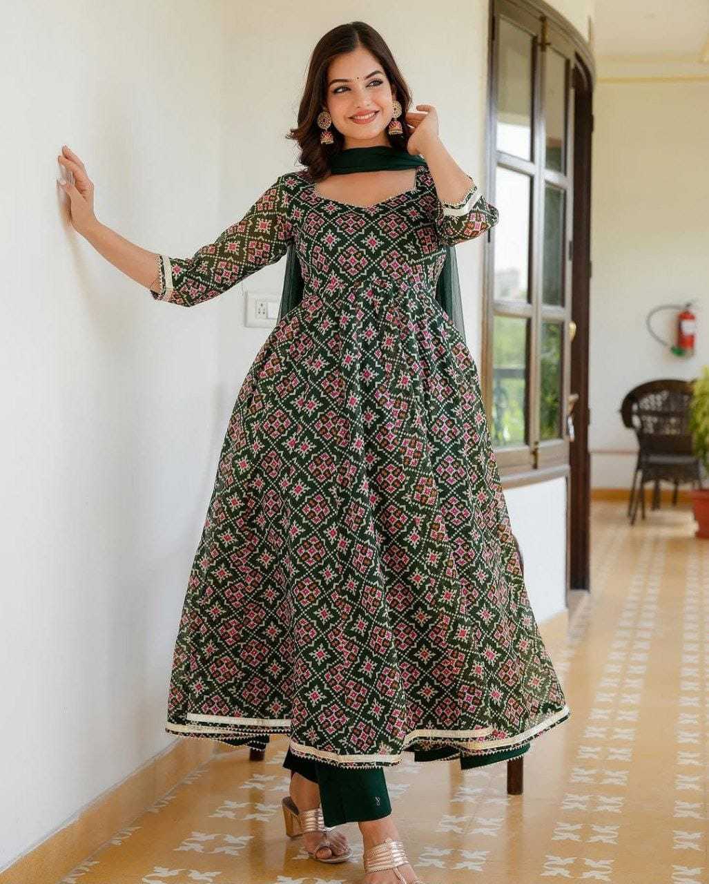 Ynf Georgette RIN157 184 Gowns Wedding Collections Plus Size Collections Wholesale Printed Gowns Georgette Gown Designer Gowns Manufacturer