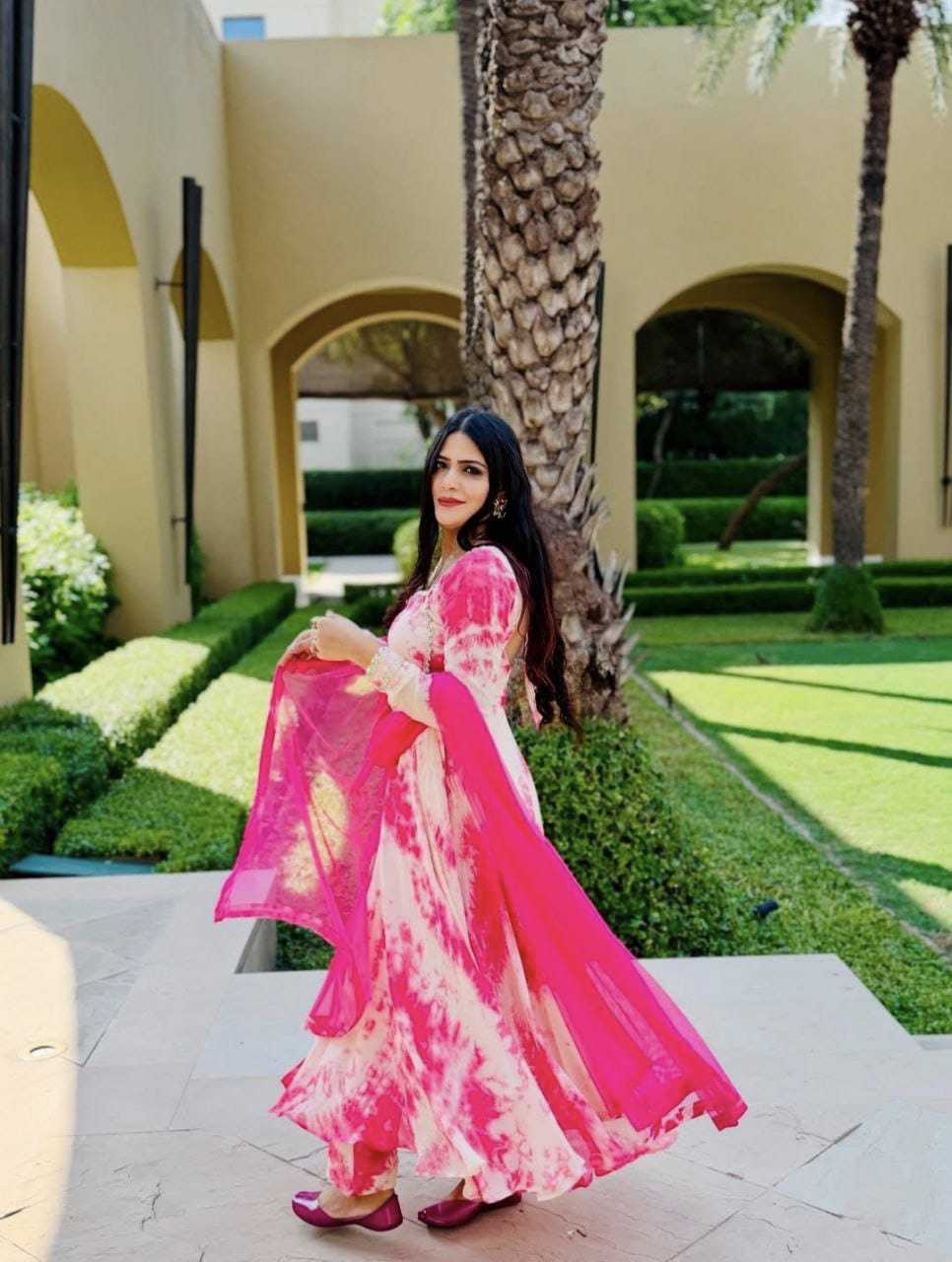 Ynf Georgette RIN157 189 Gowns Plus Size Collections Wholesale Party Gowns Georgette Gown Designer Gowns Manufacturer