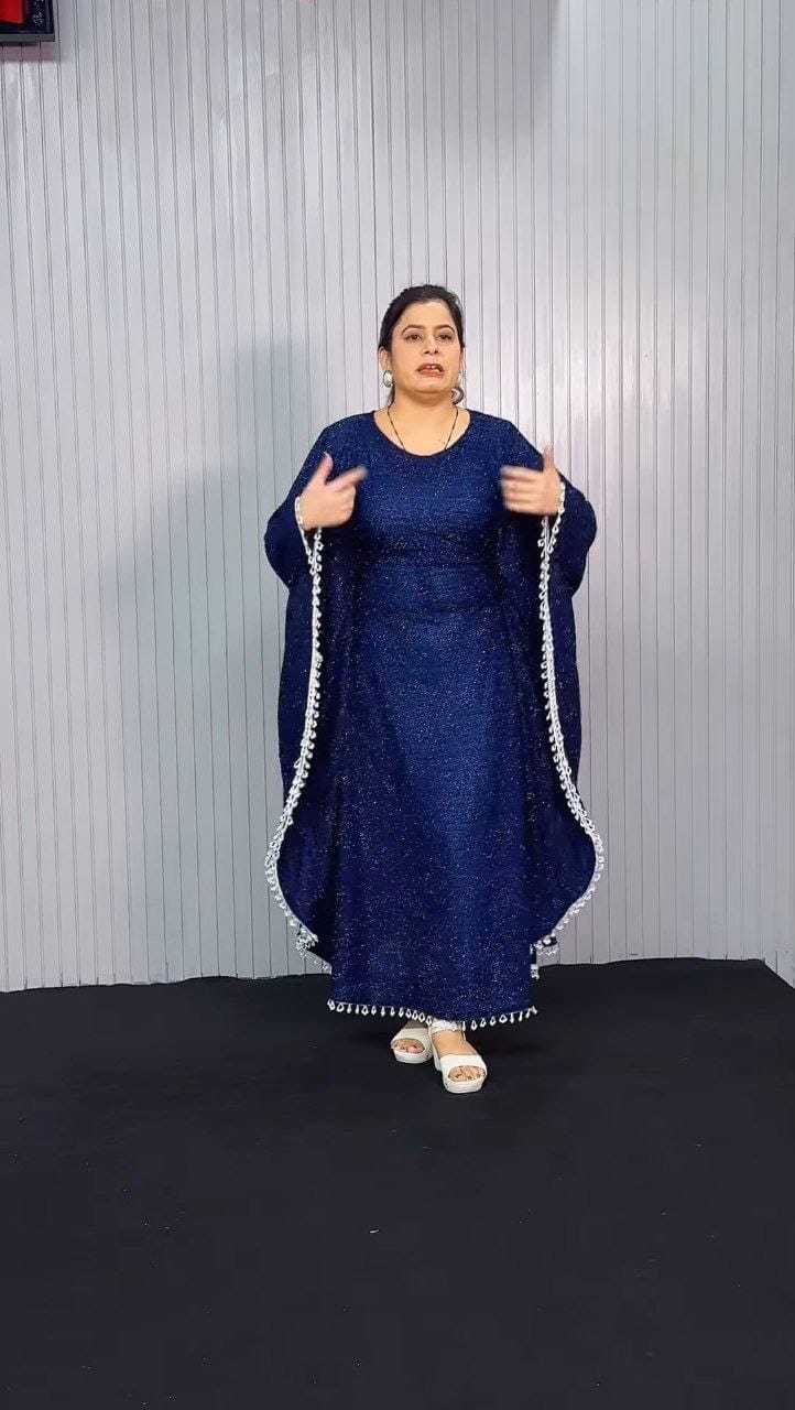 Ynf Georgette RIN157 2075 Islamic Clothing Plus Size Collections Wholesale Kaftans Manufacturer