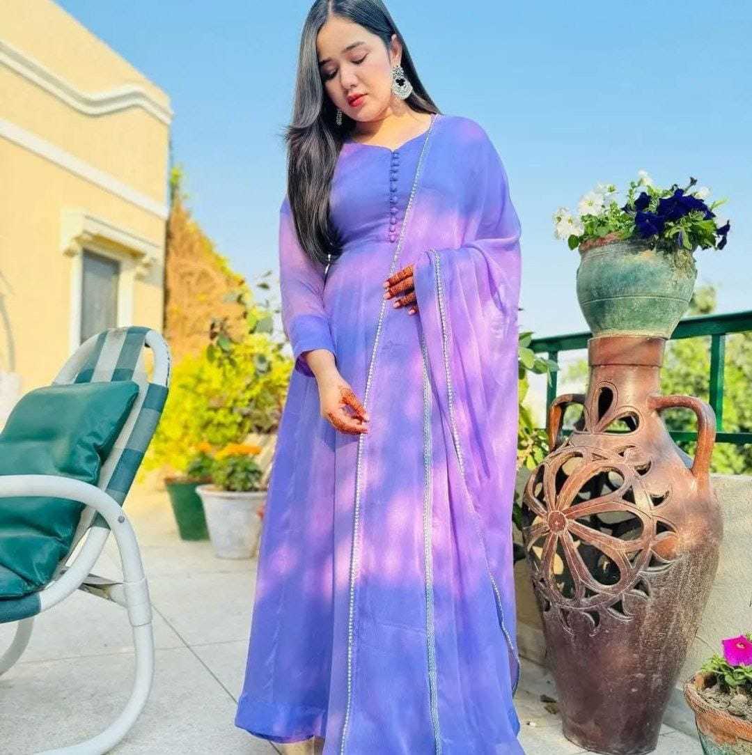Ynf Georgette RIN157 2081 Gowns Wedding Collections Plus Size Collections Wholesale Party Gowns Georgette Gown Designer Gowns Manufacturer