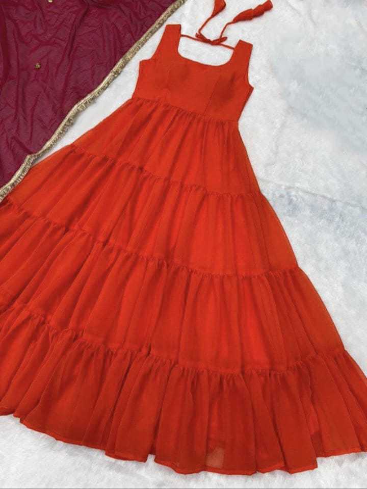 Ynf Georgette RIN157 2082 Gowns Wedding Collections Plus Size Collections Wholesale Party Gowns Georgette Gown Wedding Gown Manufacturer