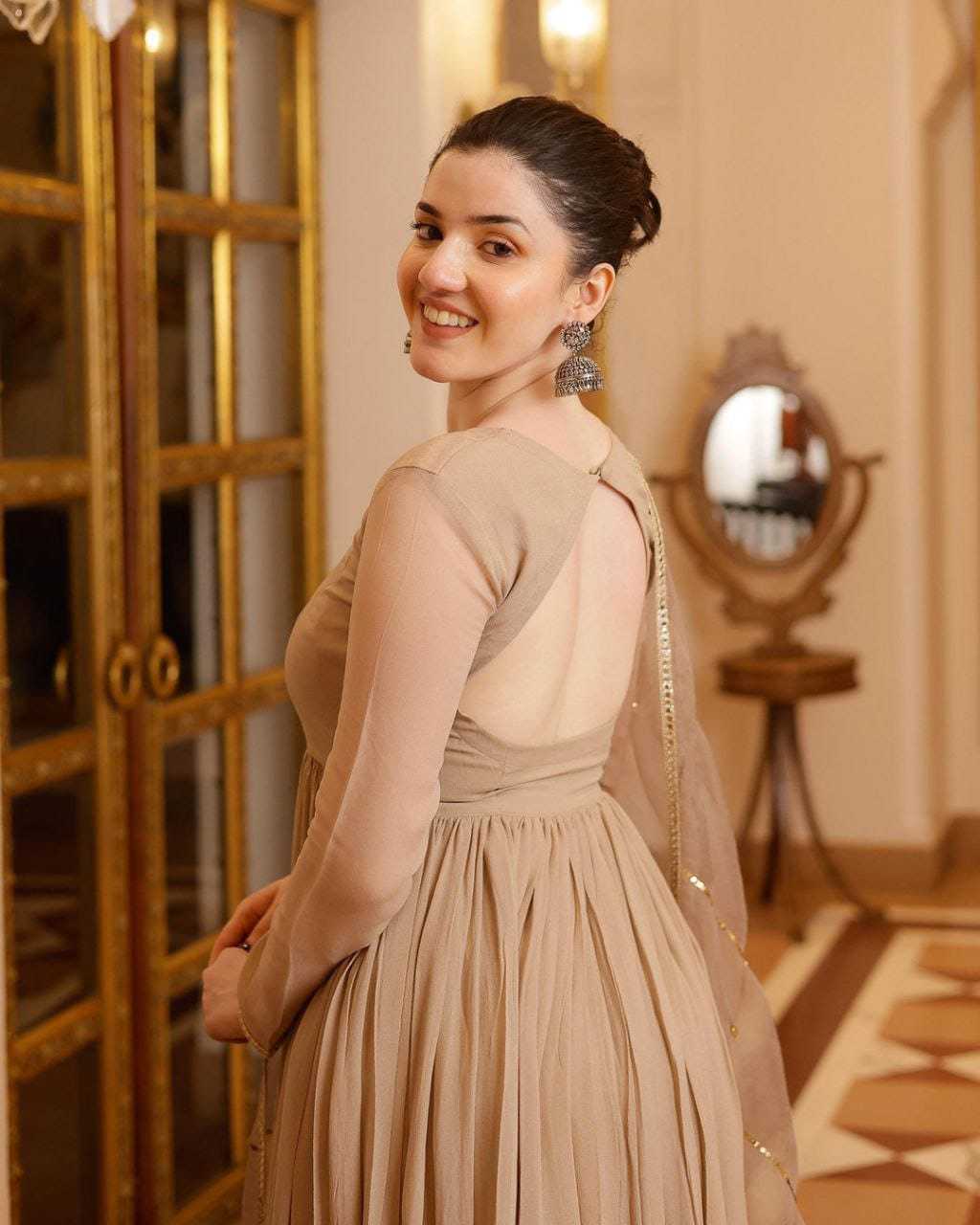 Ynf Georgette RIN157 2101 Gowns Plus Size Collections Wholesale Georgette Gown Wedding Gown Designer Gowns Manufacturer