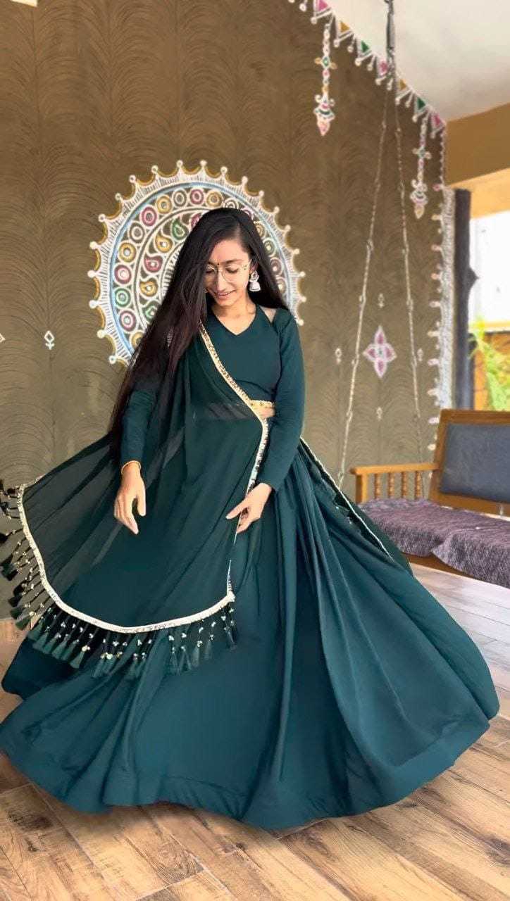 Ynf Georgette RIN157 NAVRATRI NIGHTS-05 Lehengas Festive Collections Plus Size Collections Wholesale Designer Lehenga Georgette Lehenga Navratri Chaniya Choli Manufacturer