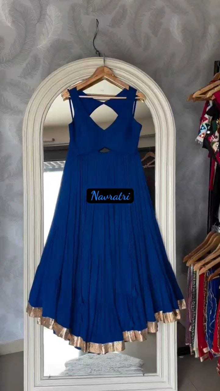 Ynf Georgette RIN157 NAVRATRI NIGHTS-06 Lehengas Plus Size Collections Wholesale Designer Lehenga Georgette Lehenga Blue Lehenga Manufacturer