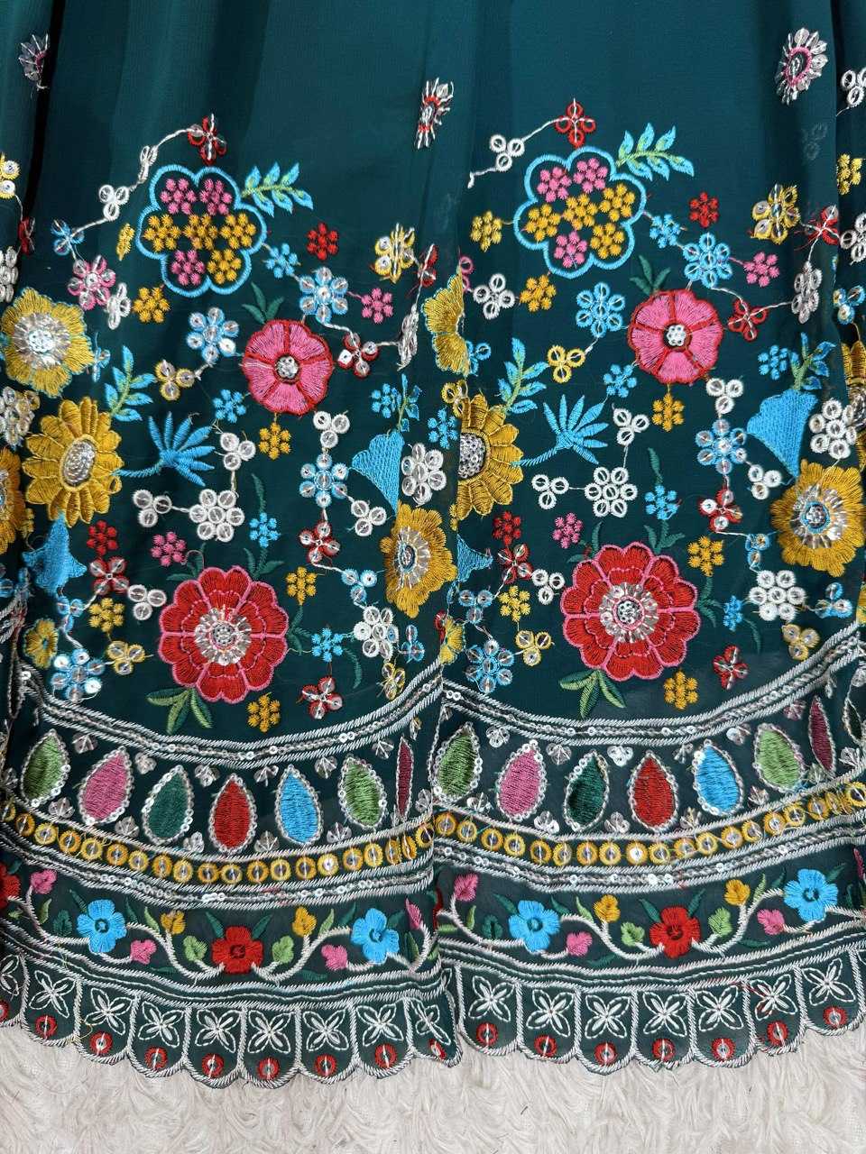 Ynf Georgette RIN162 358 Lehengas Wholesale Fancy Lehenga Wedding Lehenga Embroidered Lehenga Manufacturer