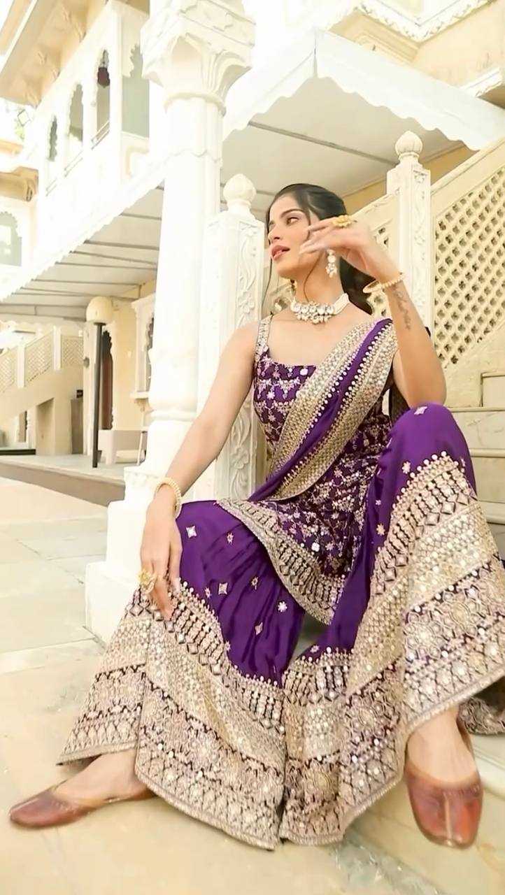 Ynf Georgette RIN162 5892 Suits & Dresses Wholesale Sharara Salwar Suits Embroidery Suits Georgette Suit Manufacturer