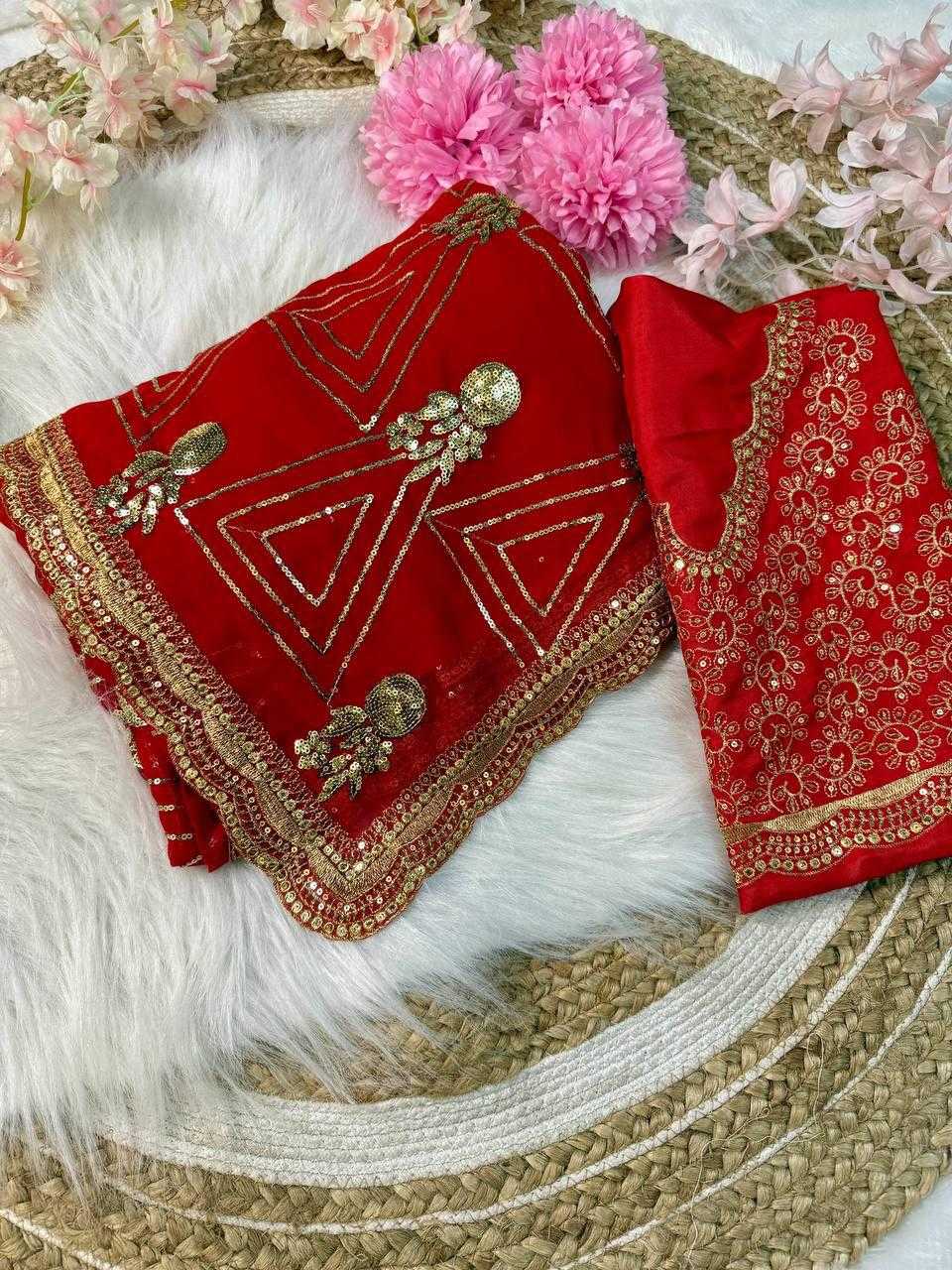 Ynf Georgette RIN164 URVASHI Sarees Wedding Collections Bollywood Collections Wholesale Georgette Sarees Sequence Sarees URVASHI RAUTELA Manufacturer