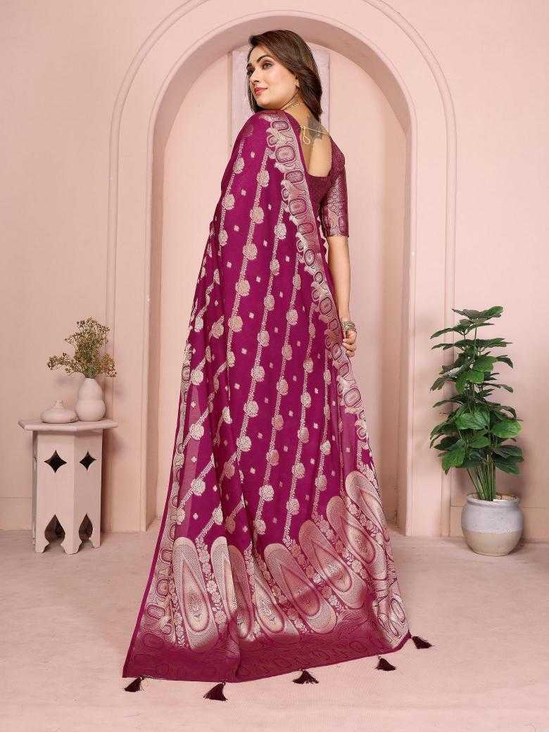 Ynf Georgette RIN183 GRUHINI Silk Sarees Wedding Collections Festive Collections Wholesale Banarasi Silk Sarees Soft Silk Sarees Designer Silk Sarees Manufacturer