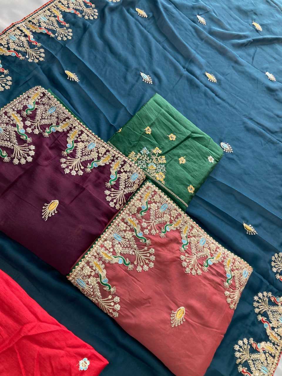 Ynf Georgette RIN188 RCB Sarees Wholesale Designer Sarees Party Wear Sarees Heavy Work Sarees Manufacturer