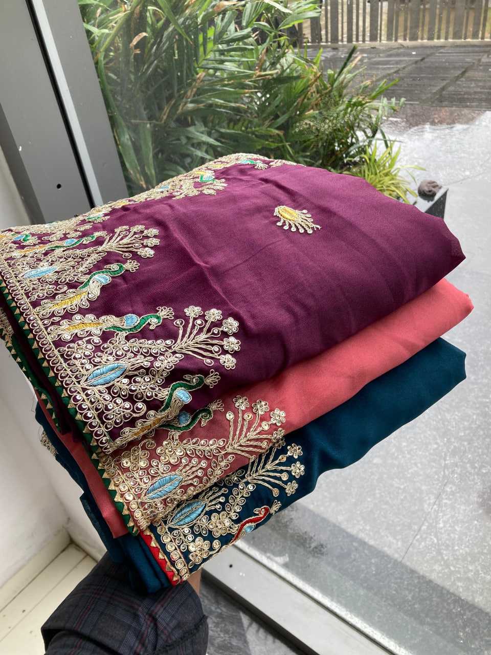 Ynf Georgette RIN188 RCB Sarees Wholesale Designer Sarees Party Wear Sarees Heavy Work Sarees Manufacturer