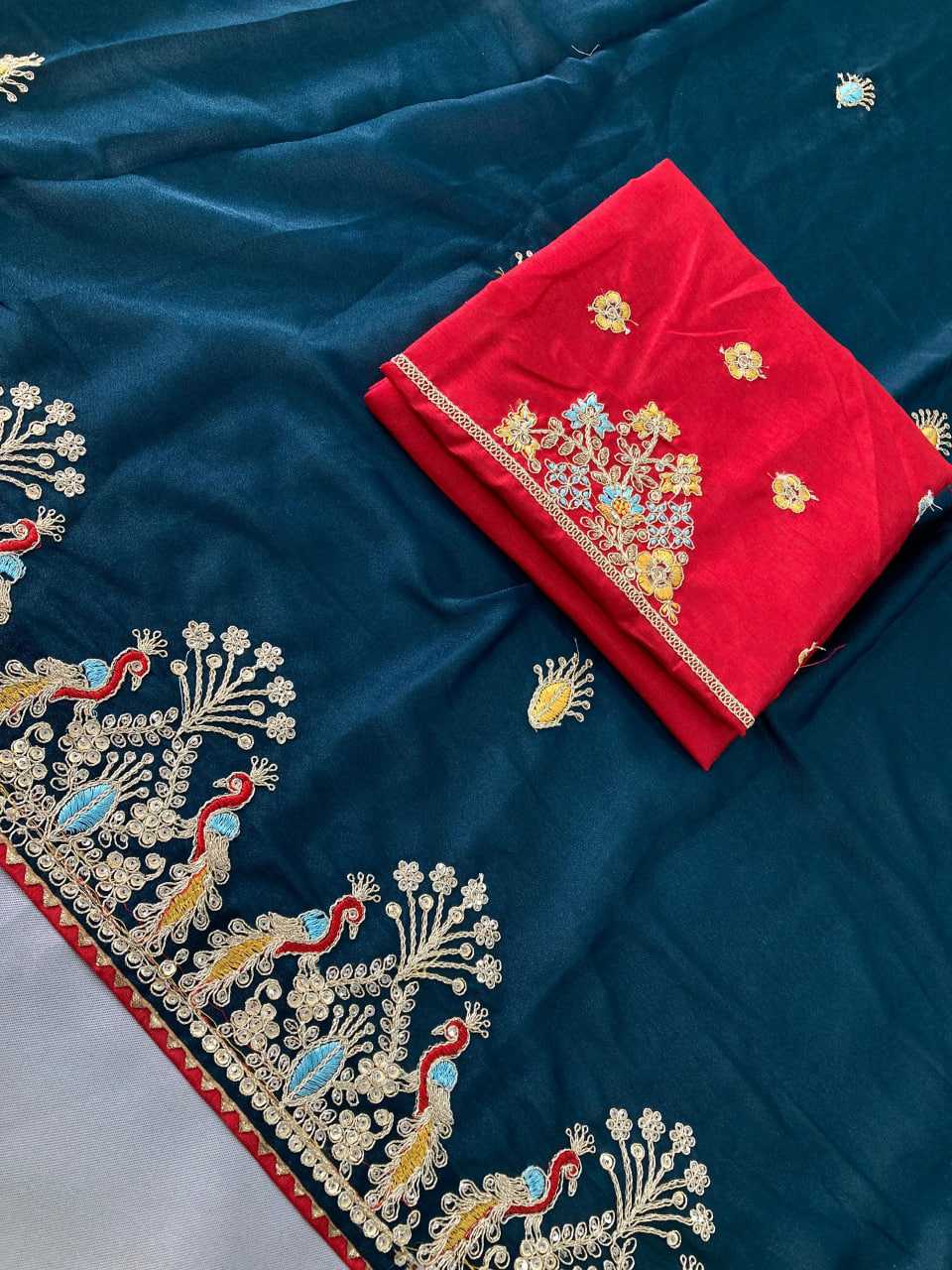 Ynf Georgette RIN188 RCB Sarees Wholesale Designer Sarees Party Wear Sarees Heavy Work Sarees Manufacturer
