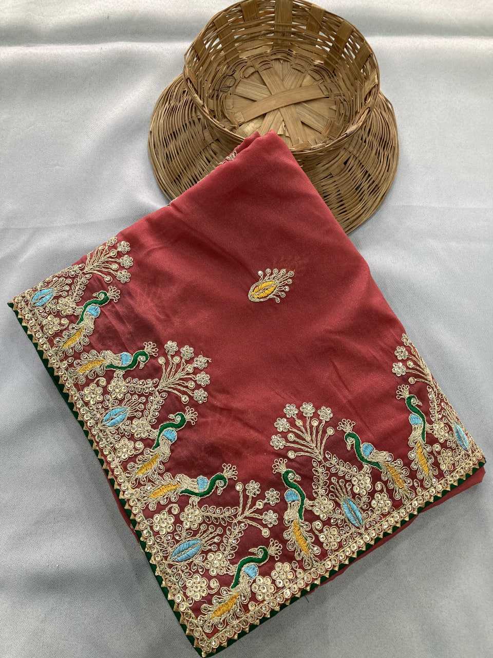 Ynf Georgette RIN188 RCB Sarees Wholesale Designer Sarees Party Wear Sarees Heavy Work Sarees Manufacturer