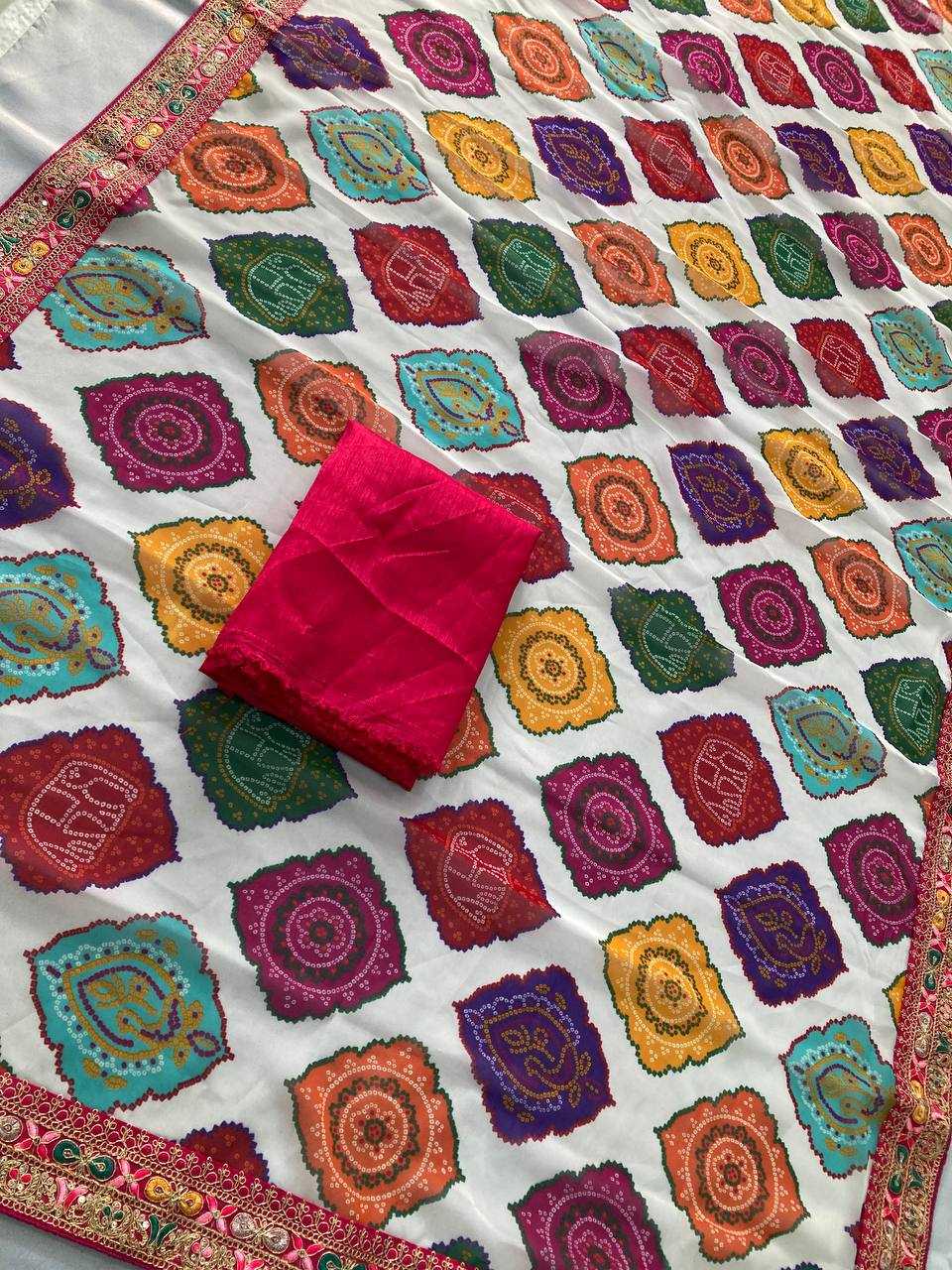 Ynf Georgette RIN188 Sakhi4 Sarees Wedding Collections Festive Collections Wholesale Printed Sarees Georgette Sarees Sarees With Blouse Manufacturer