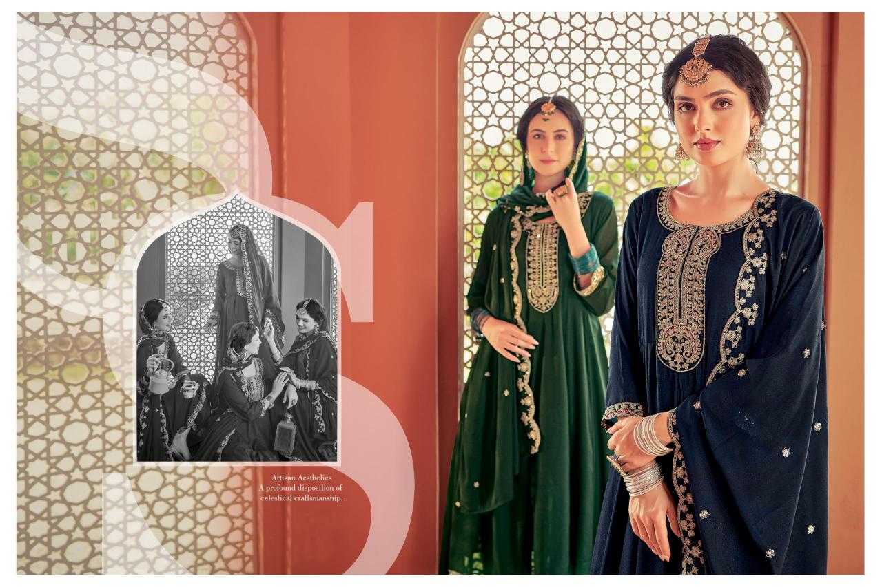 Ynf Georgette RIN190 ISAVASYAM-Mugal vol-01 Setwise Collections Wholesale Gowns Catalogs Manufacturer