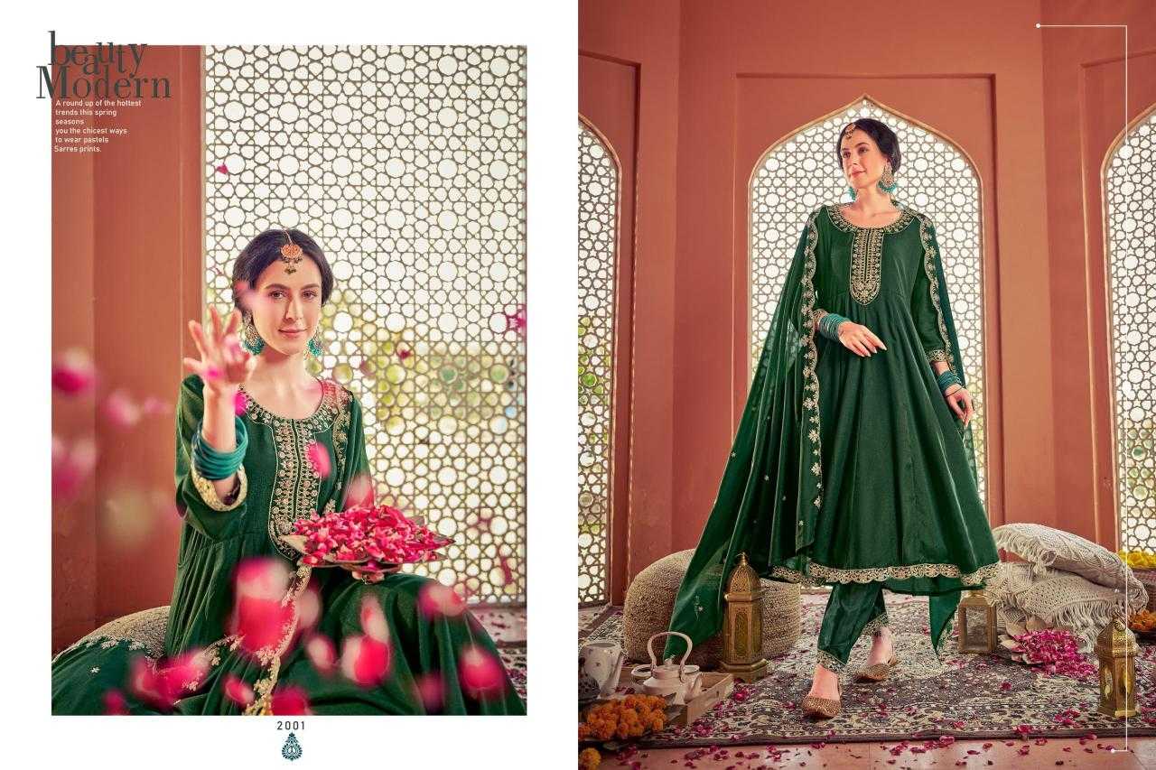 Ynf Georgette RIN190 ISAVASYAM-Mugal vol-01 Setwise Collections Wholesale Gowns Catalogs Manufacturer