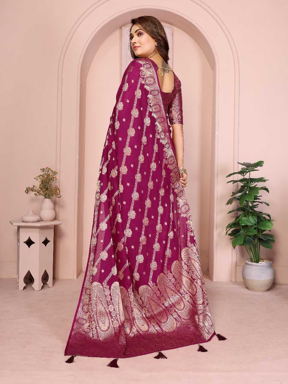 Ynf Georgette RIN197 2989 Sarees Wholesale Designer Sarees Bridal Sarees Silk Sarees Manufacturer
