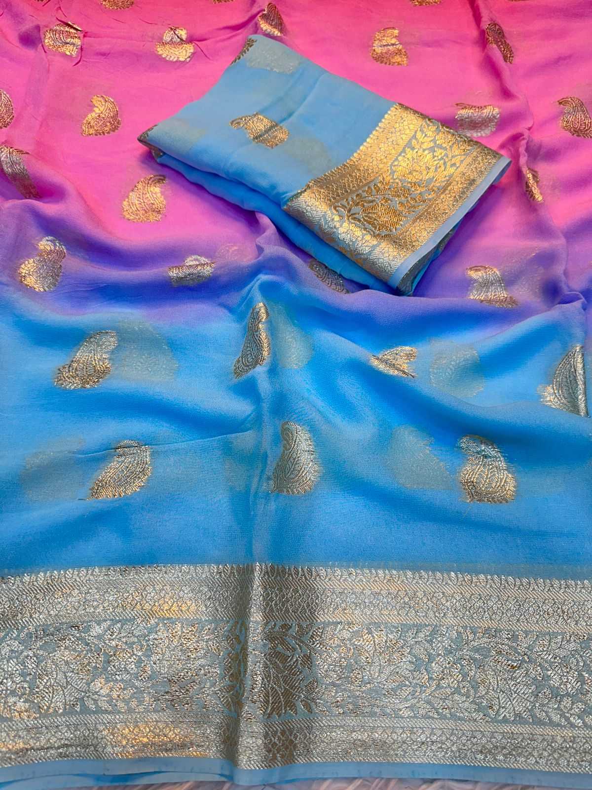 Ynf Georgette RIN198 311 Sarees Wedding Collections Festive Collections Wholesale Fancy Sarees Georgette Sarees Viscose Saree Manufacturer