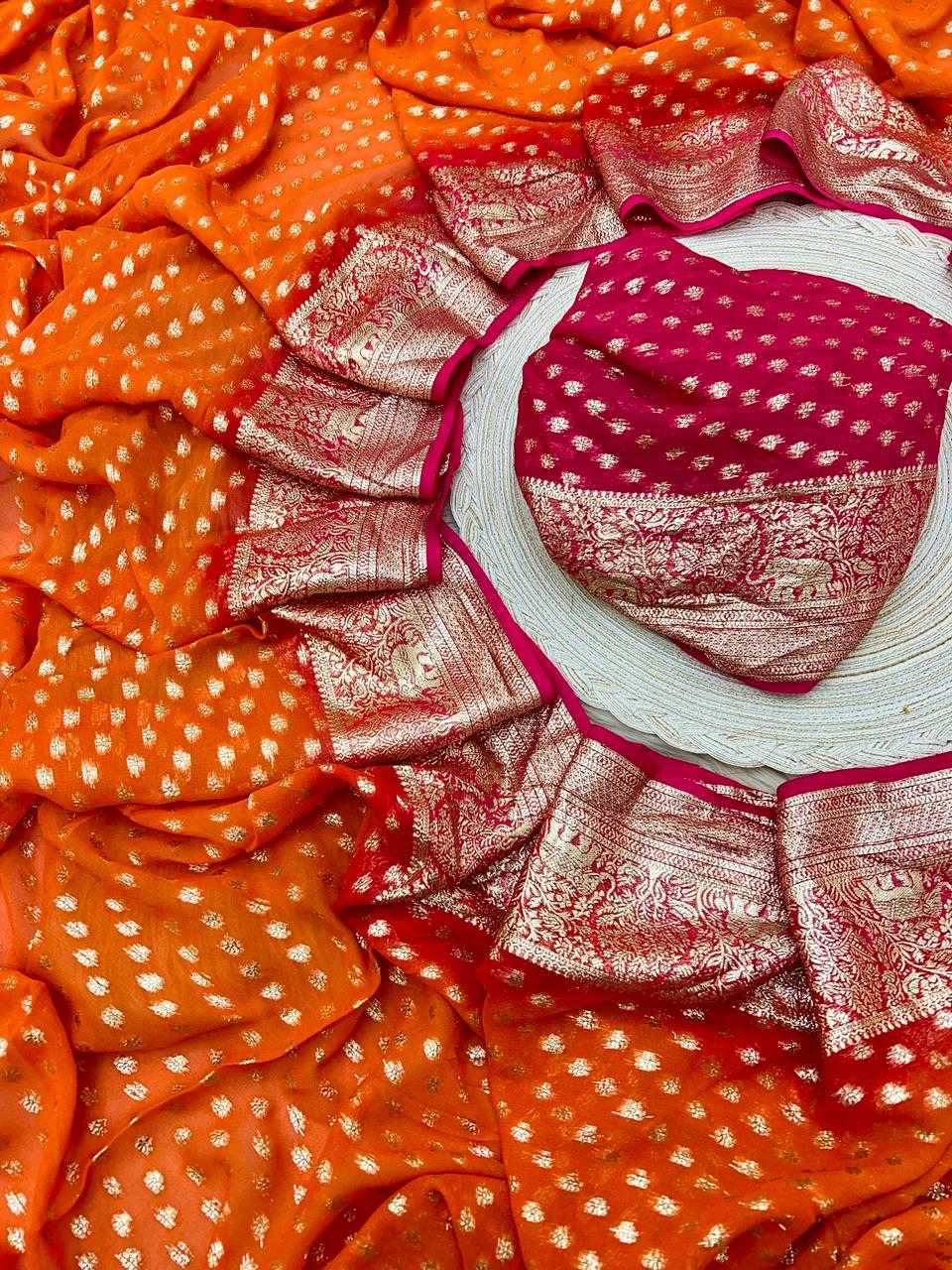 Ynf Georgette RIN198 313 Sarees Wedding Collections Festive Collections Wholesale Georgette Sarees Zari Border Sarees Viscose Saree Manufacturer