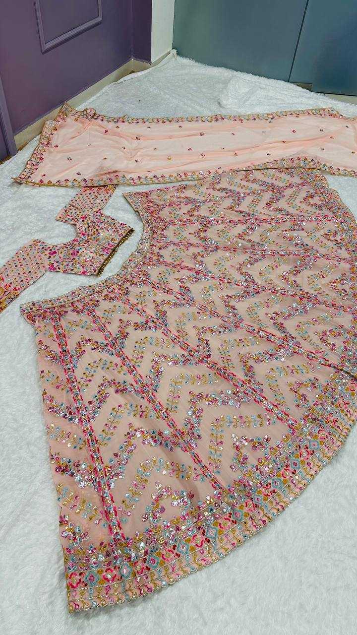 Ynf Georgette RIN213 H68 Lehengas Wholesale Designer Lehenga Wedding Lehenga Embroidered Lehenga Manufacturer