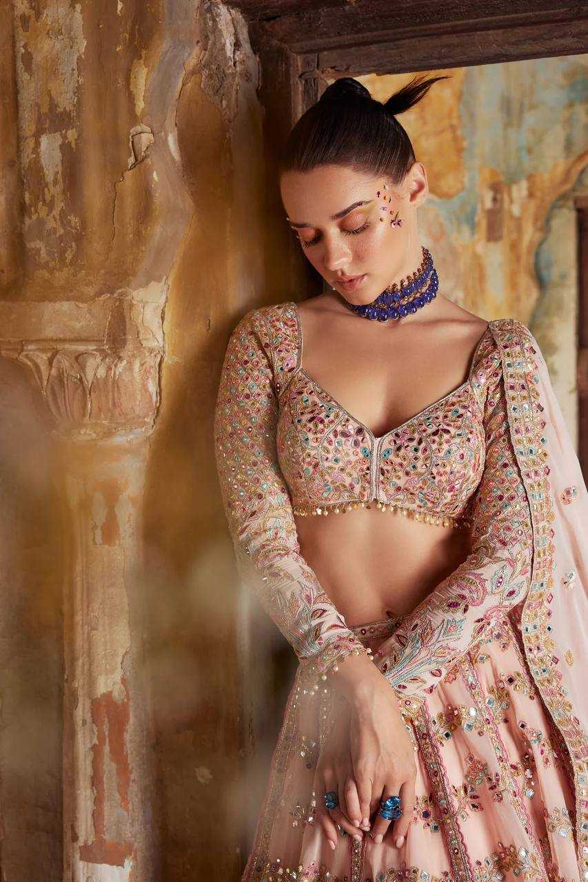 Ynf Georgette RIN213 H68 Lehengas Wholesale Designer Lehenga Wedding Lehenga Embroidered Lehenga Manufacturer