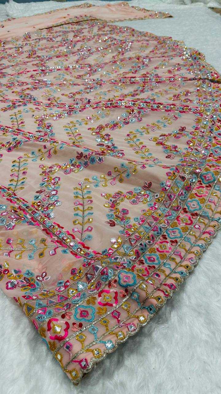 Ynf Georgette RIN213 H68 Lehengas Wholesale Designer Lehenga Wedding Lehenga Embroidered Lehenga Manufacturer