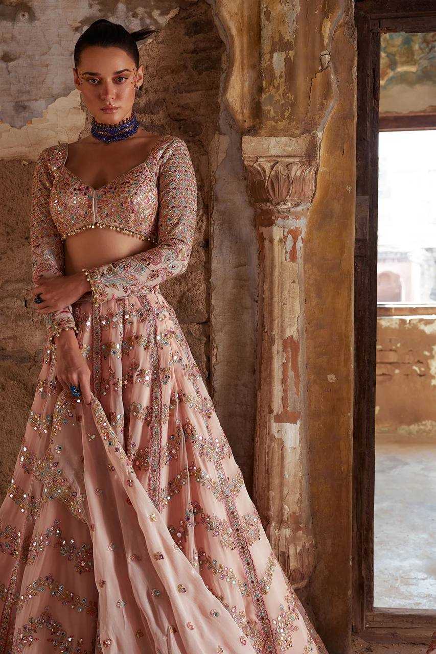 Ynf Georgette RIN213 H68 Lehengas Wholesale Designer Lehenga Wedding Lehenga Embroidered Lehenga Manufacturer