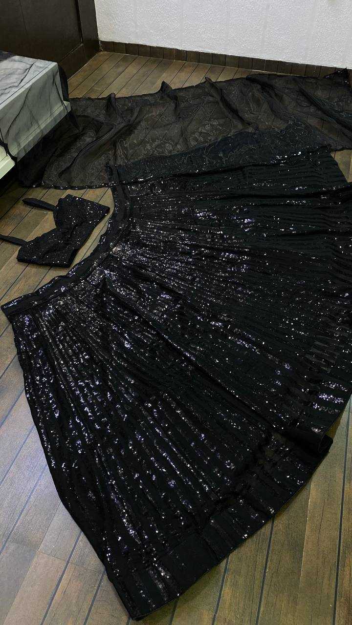 Ynf Georgette RIN213 L225 Lehengas Wedding Collections Festive Collections Wholesale Georgette Lehenga Sequins Lehenga Lehenga With Blouse Manufacturer