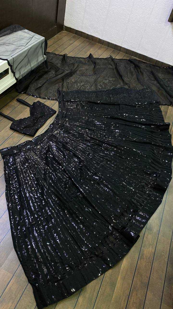 Ynf Georgette RIN213 L225 Lehengas Wedding Collections Festive Collections Wholesale Georgette Lehenga Sequins Lehenga Lehenga With Blouse Manufacturer