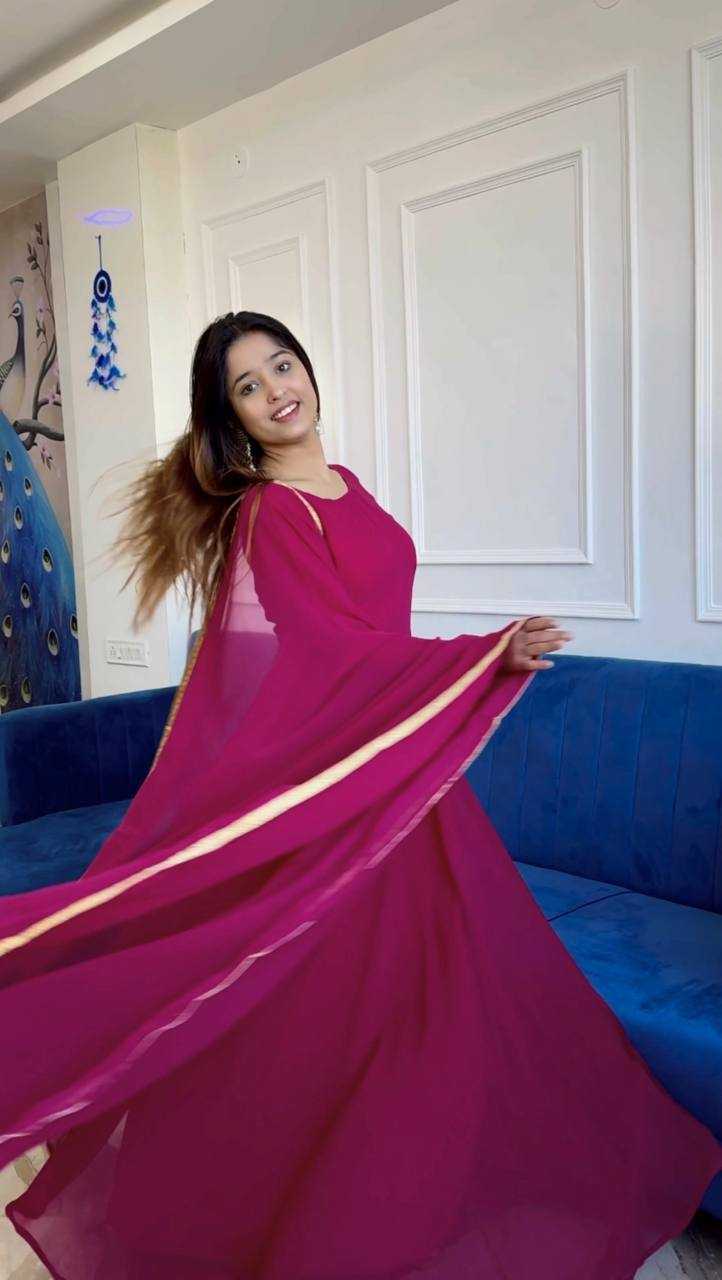 Ynf Georgette RIN213 L329 Kurti Wholesale Anarkali Kurtis Fancy Kurtis Manufacturer