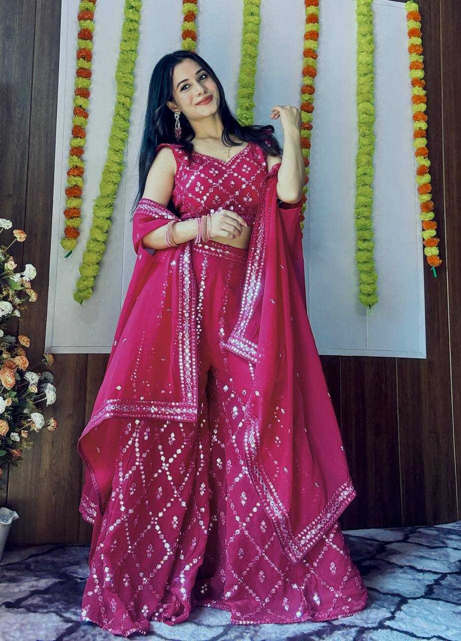 Ynf Georgette RIN213 L330 Suits & Dresses Wholesale Indo Western Dresses Party Wear Dresses Manufacturer