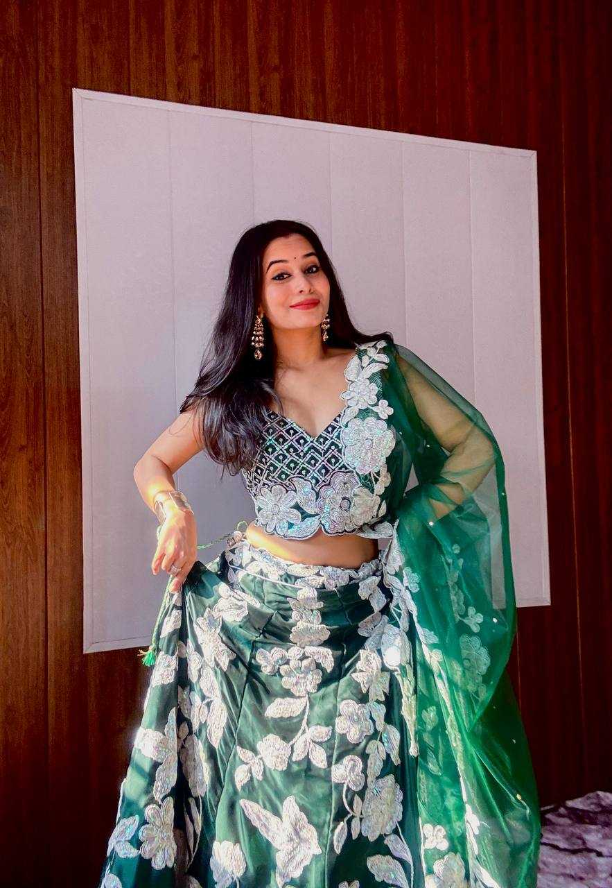 Ynf Georgette RIN213 P4 Lehengas Wedding Collections Festive Collections Wholesale Georgette Lehenga Lehenga With Dupatta Sequins Lehenga Manufacturer