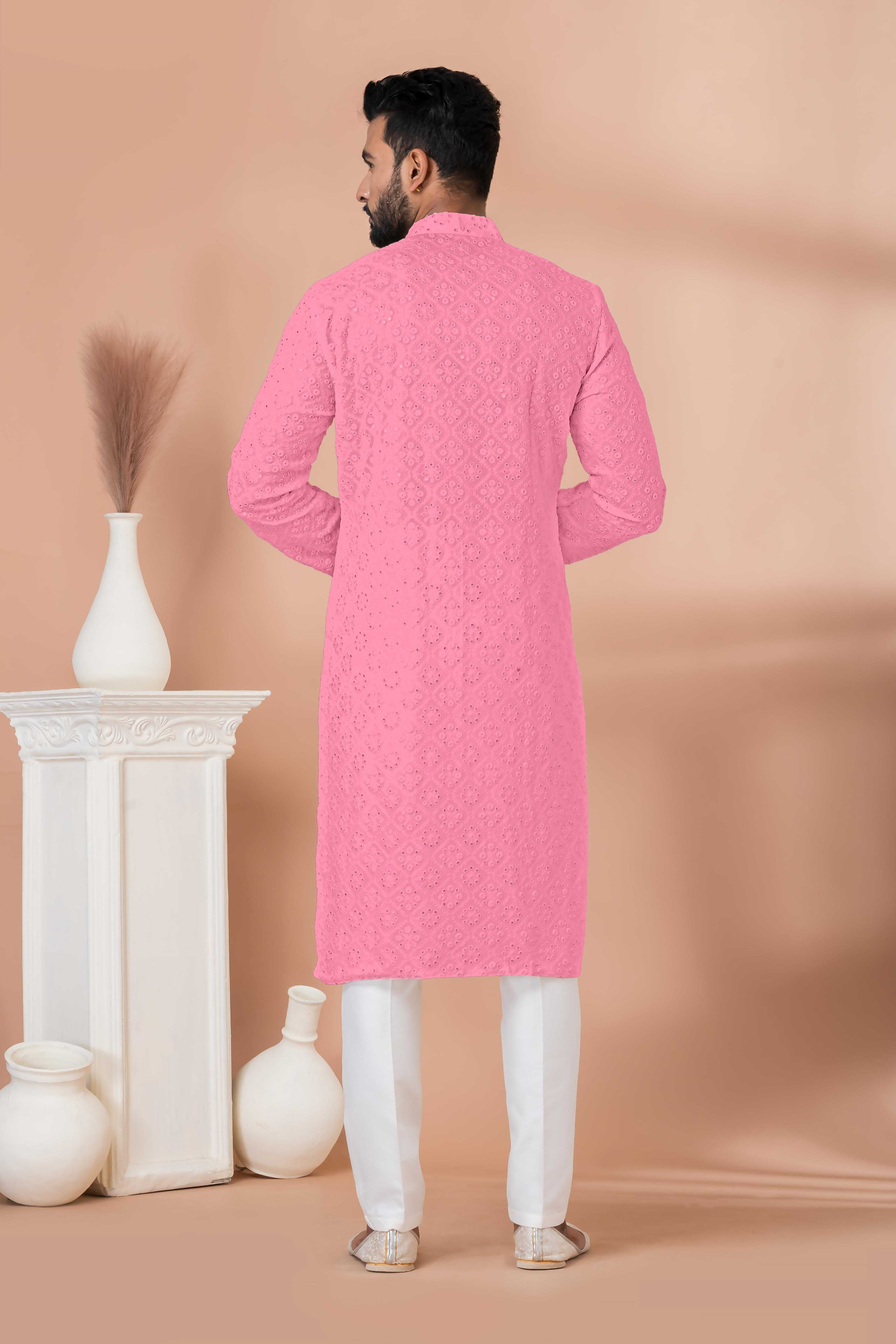 Ynf Georgette RIN223 3308 F-1 Mens Wear Wholesale Mens Kurtas Mens Kurta Pyjama Men Wedding kurta Manufacturer