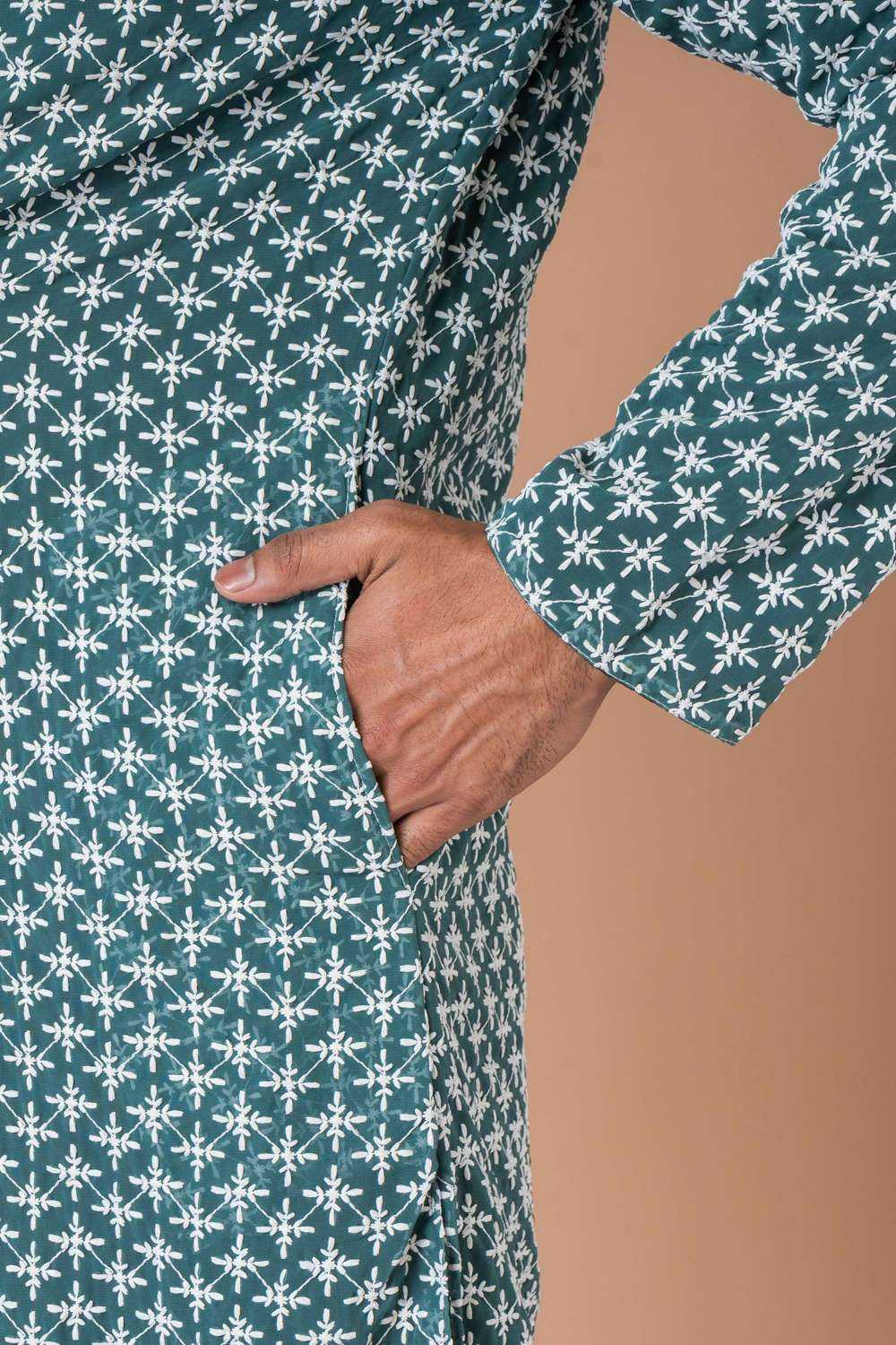 Ynf Georgette RIN223 3433B Mens Wear Wholesale Mens Kurtas Mens Kurta Pyjama Men Wedding kurta Manufacturer