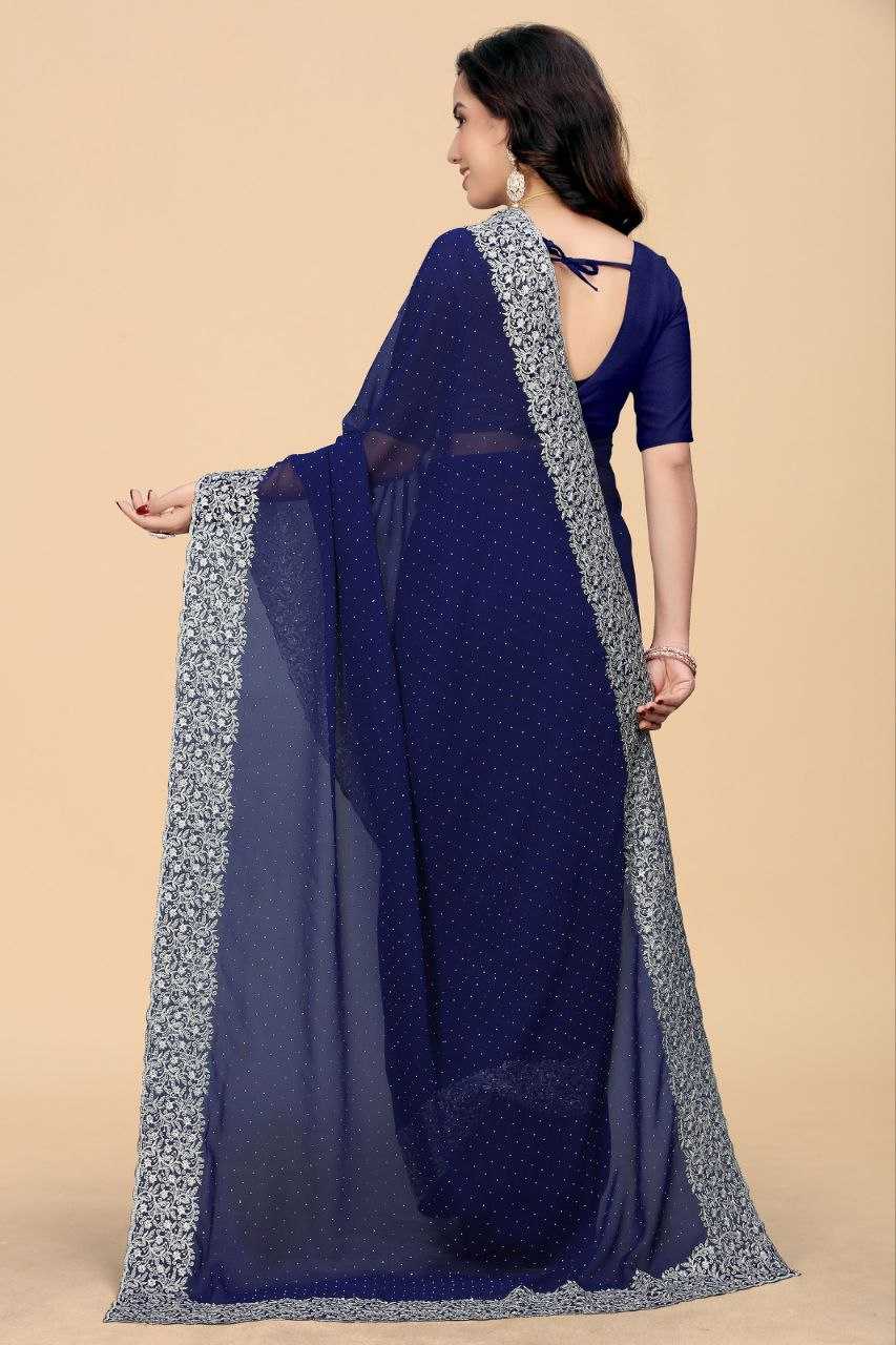 Ynf Georgette RIN226 DESIGN Sarees Wholesale Party Wear Sarees Fancy Sarees Manufacturer