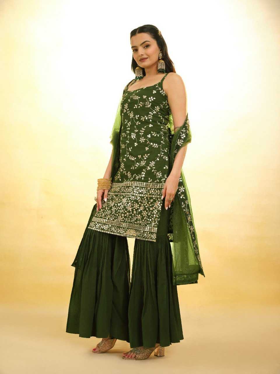 Ynf Georgette RIN228 293 Suits & Dresses Wholesale Ladies Suits Sharara Salwar Suits Embroidery Suits Party Wear Dresses Manufacturer