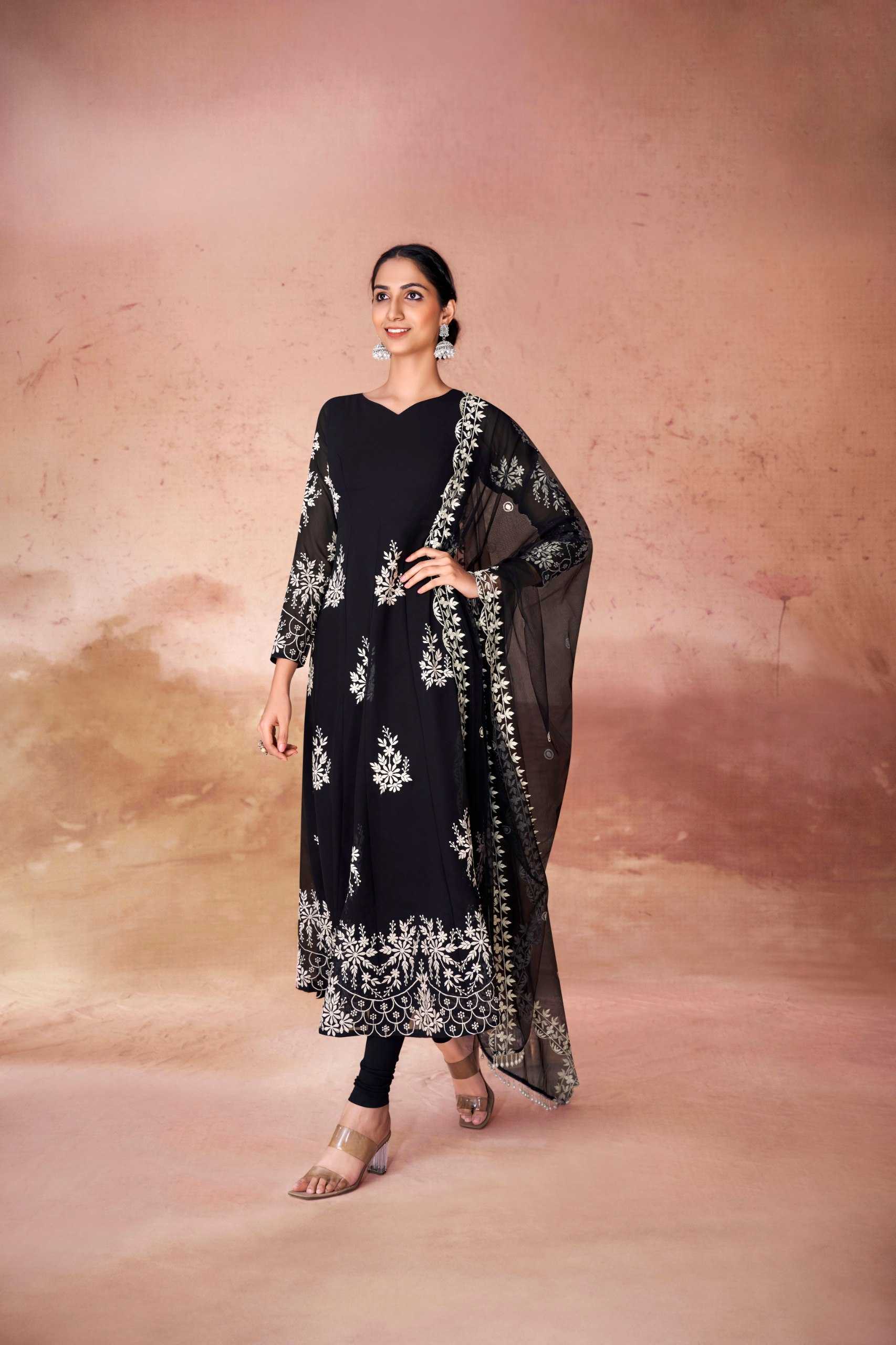 Ynf Georgette RIN228 312 Suits & Dresses Wholesale Embroidery Suits Designer dresses Manufacturer