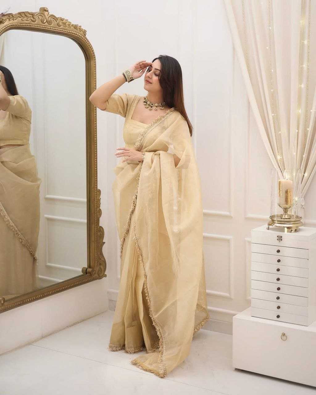 Ynf Gold Plated KESH158 10094 Sarees Wedding Collections Festive Collections Wholesale Designer Sarees Party Wear Sarees Sarees With Blouse Manufacturer