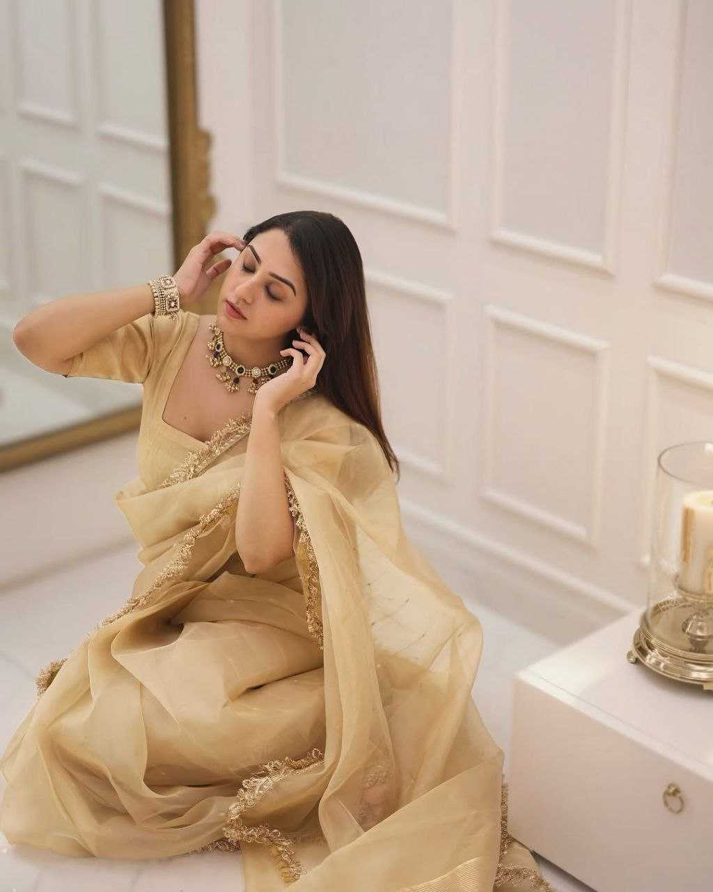 Ynf Gold Plated KESH158 10094 Sarees Wedding Collections Festive Collections Wholesale Designer Sarees Party Wear Sarees Sarees With Blouse Manufacturer