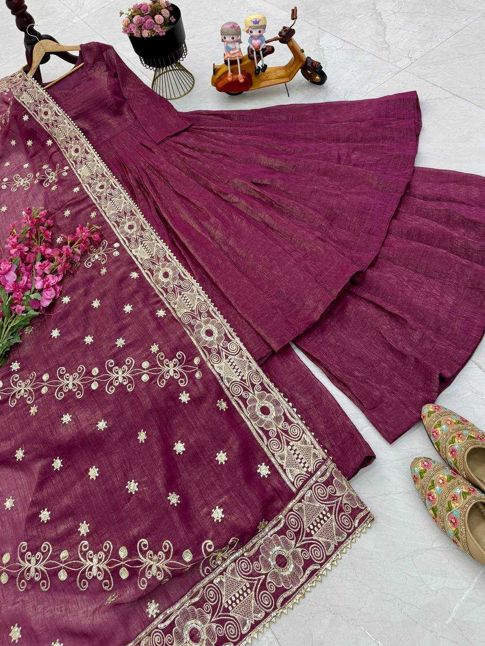 Ynf Gold Plated KESH158 RAKHI Suits & Dresses Wedding Collections Festive Collections Wholesale Sharara Salwar Suits Designer Suits Wedding Outfits Manufacturer