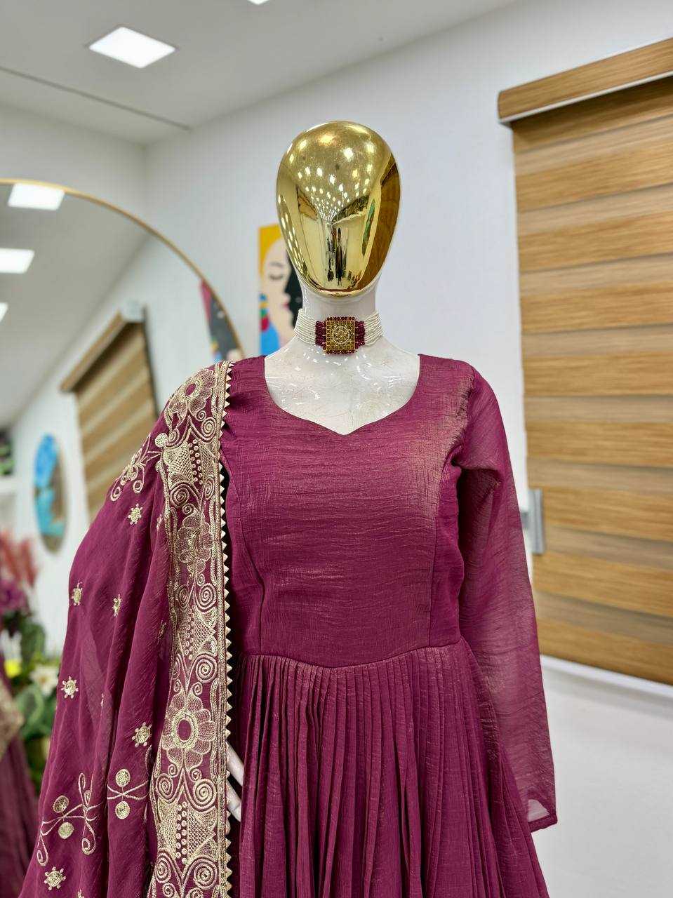 Ynf Gold Plated KESH158 RAKHI Suits & Dresses Wedding Collections Festive Collections Wholesale Sharara Salwar Suits Designer Suits Wedding Outfits Manufacturer