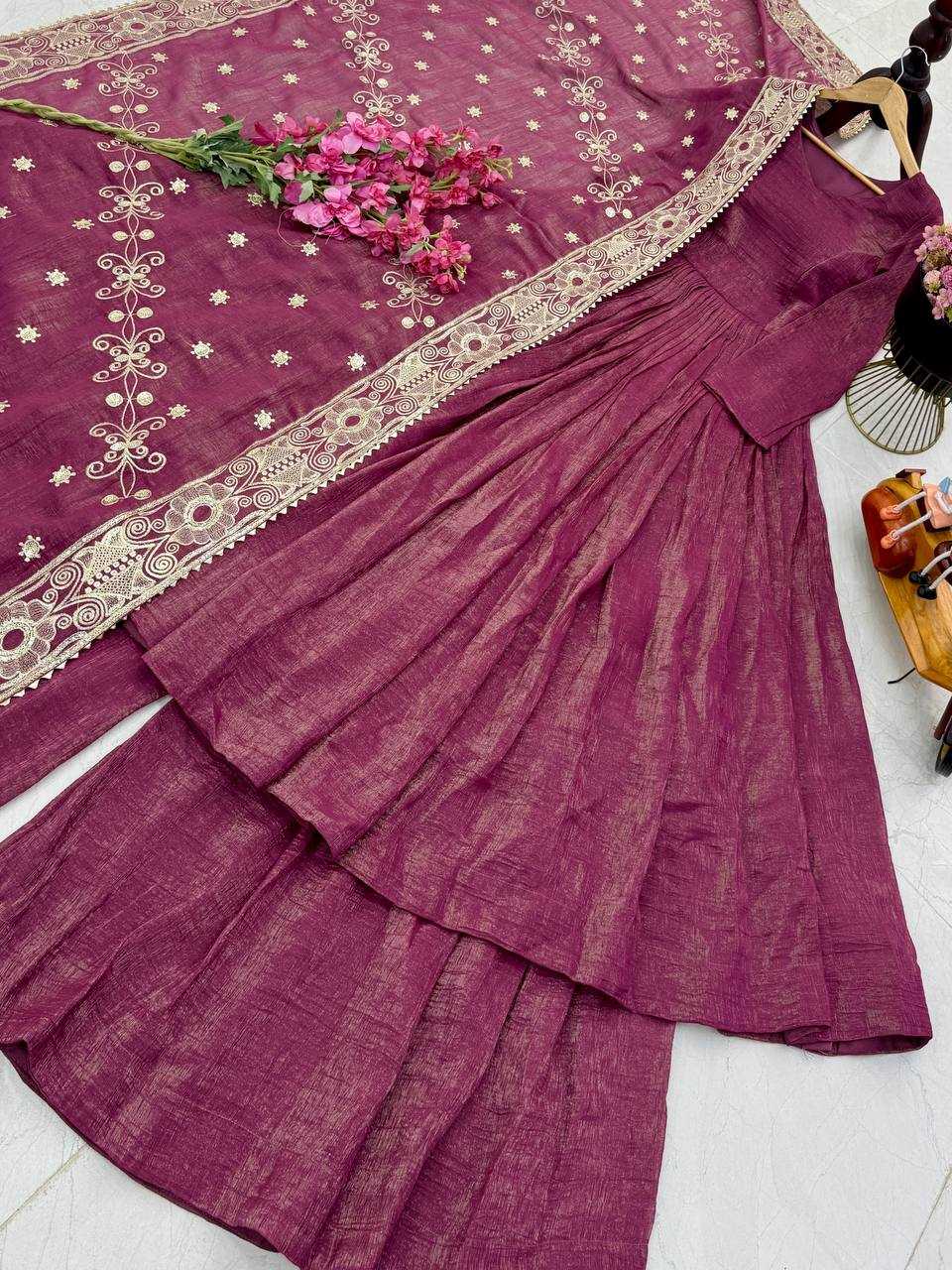 Ynf Gold Plated KESH158 RAKHI Suits & Dresses Wedding Collections Festive Collections Wholesale Sharara Salwar Suits Designer Suits Wedding Outfits Manufacturer