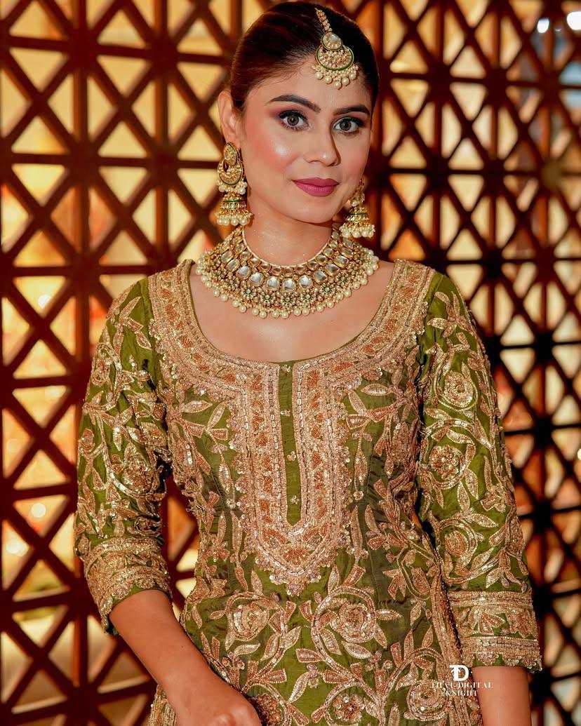 Ynf Heavy Chinnon Silk KESH158 10095 Suits & Dresses Wedding Collections Festive Collections Wholesale Sharara Salwar Suits Ladies Silk Suit Designer Suits Manufacturer