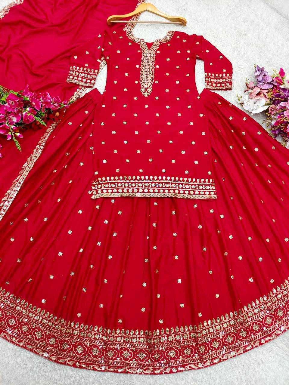 Ynf Heavy Chinnon Silk KESH506 106 Lehengas Wedding Collections Festive Collections Wholesale Silk Lehenga Embroidered Lehenga Lehenga With Dupatta Manufacturer
