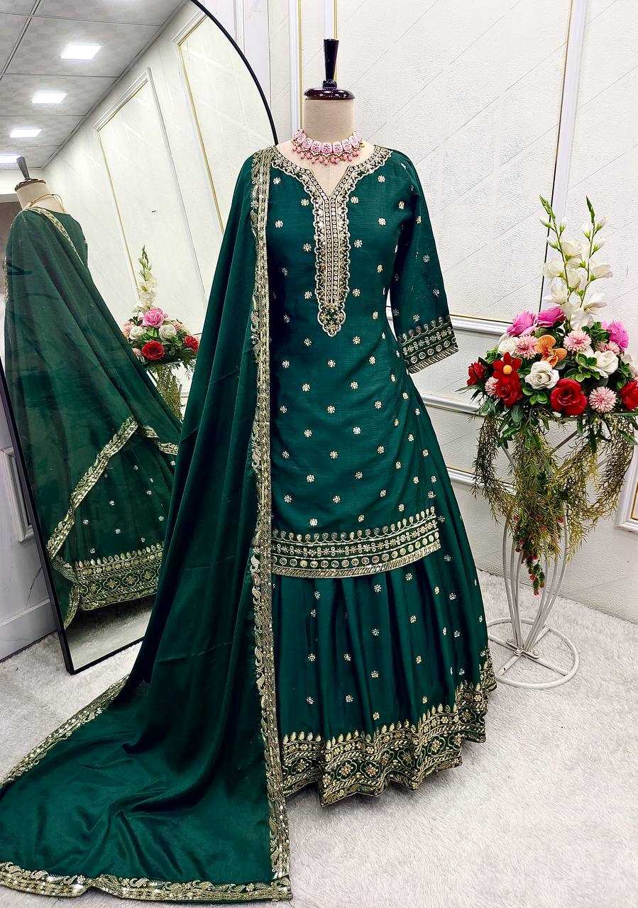 Ynf Heavy Chinnon Silk KESH506 106 Lehengas Wedding Collections Festive Collections Wholesale Silk Lehenga Embroidered Lehenga Lehenga With Dupatta Manufacturer