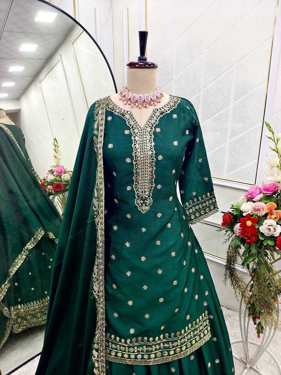 Ynf Heavy Chinnon Silk KESH506 106 Lehengas Wedding Collections Festive Collections Wholesale Silk Lehenga Embroidered Lehenga Lehenga With Dupatta Manufacturer
