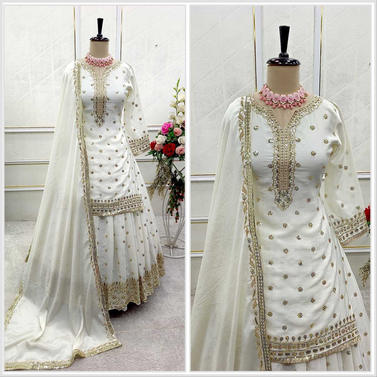 Ynf Heavy Chinnon Silk KESH506 106 Lehengas Wedding Collections Festive Collections Wholesale Silk Lehenga Embroidered Lehenga Lehenga With Dupatta Manufacturer