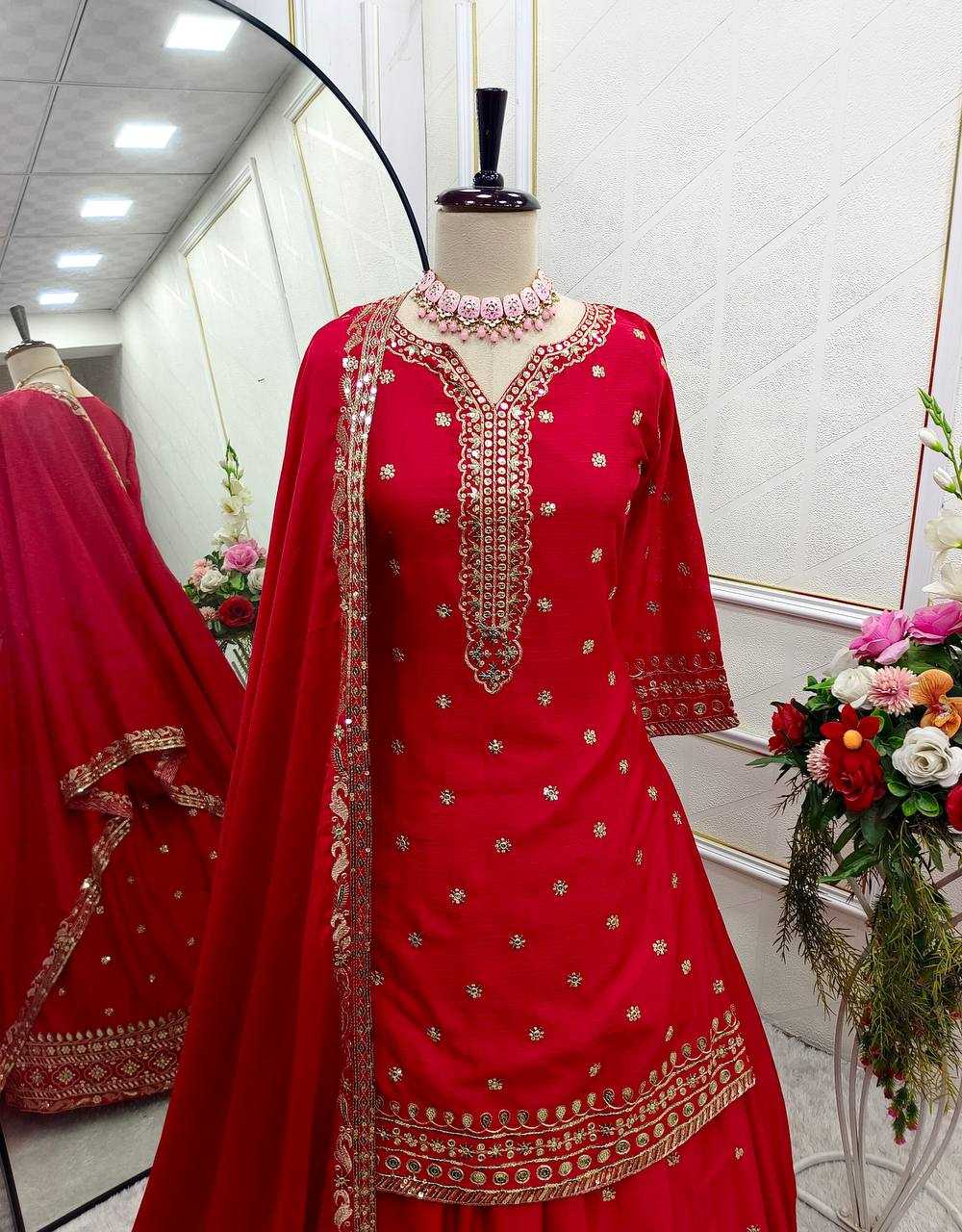 Ynf Heavy Chinnon Silk KESH506 106 Lehengas Wedding Collections Festive Collections Wholesale Silk Lehenga Embroidered Lehenga Lehenga With Dupatta Manufacturer