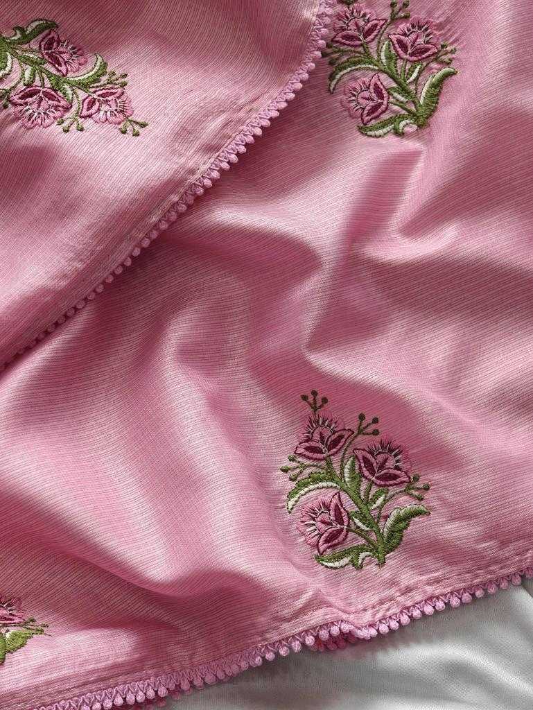 Ynf Heavy Kota KESH249 Shruti Sarees Wedding Collections Wholesale Embroidered Sarees Kota Doria Sarees Pink Sarees Manufacturer